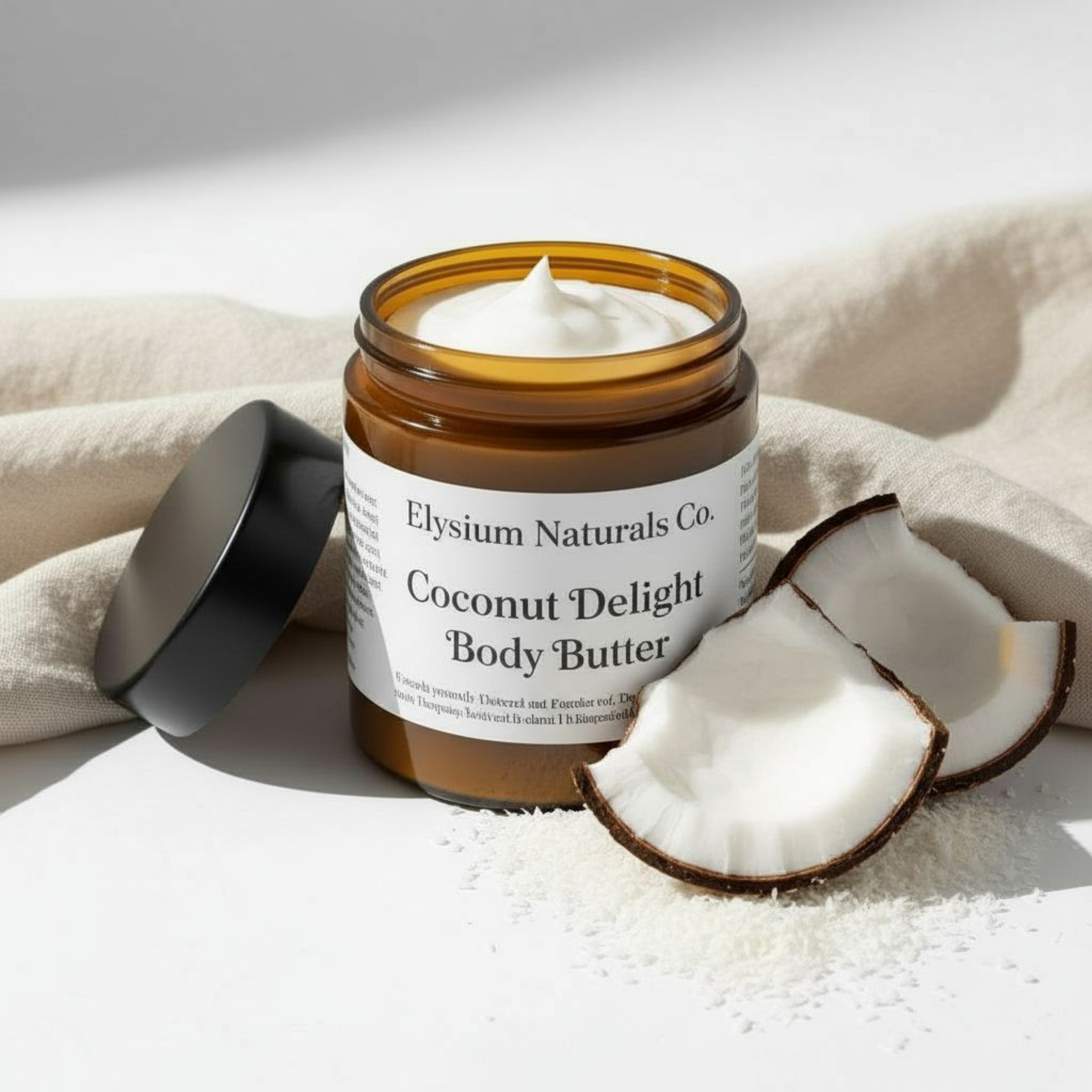 Coconut Whipped Body Butter — Nourishing Care for Eczema Relief & Dry Skin