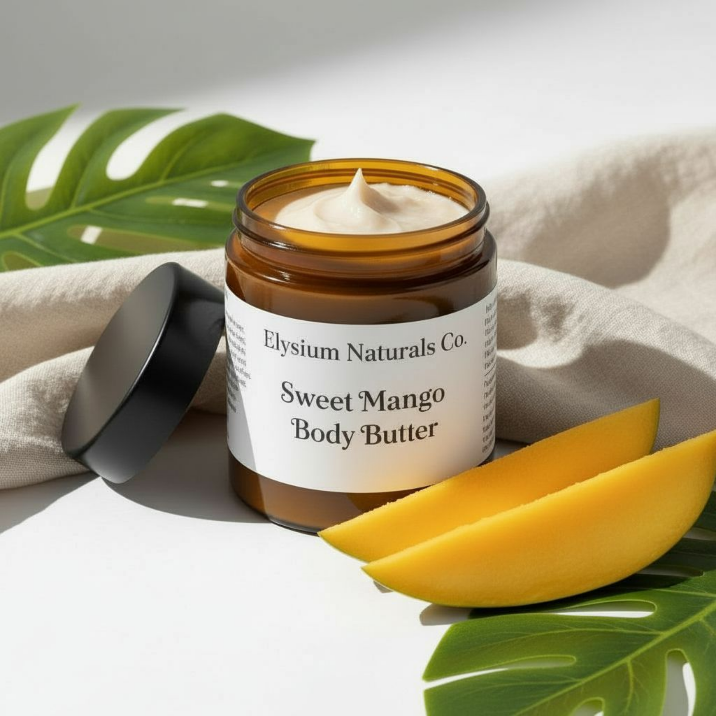 Sweet Mango Body Butter — Hydrating Moisturizer for Dry, Sensitive & Eczema-Prone Skin
