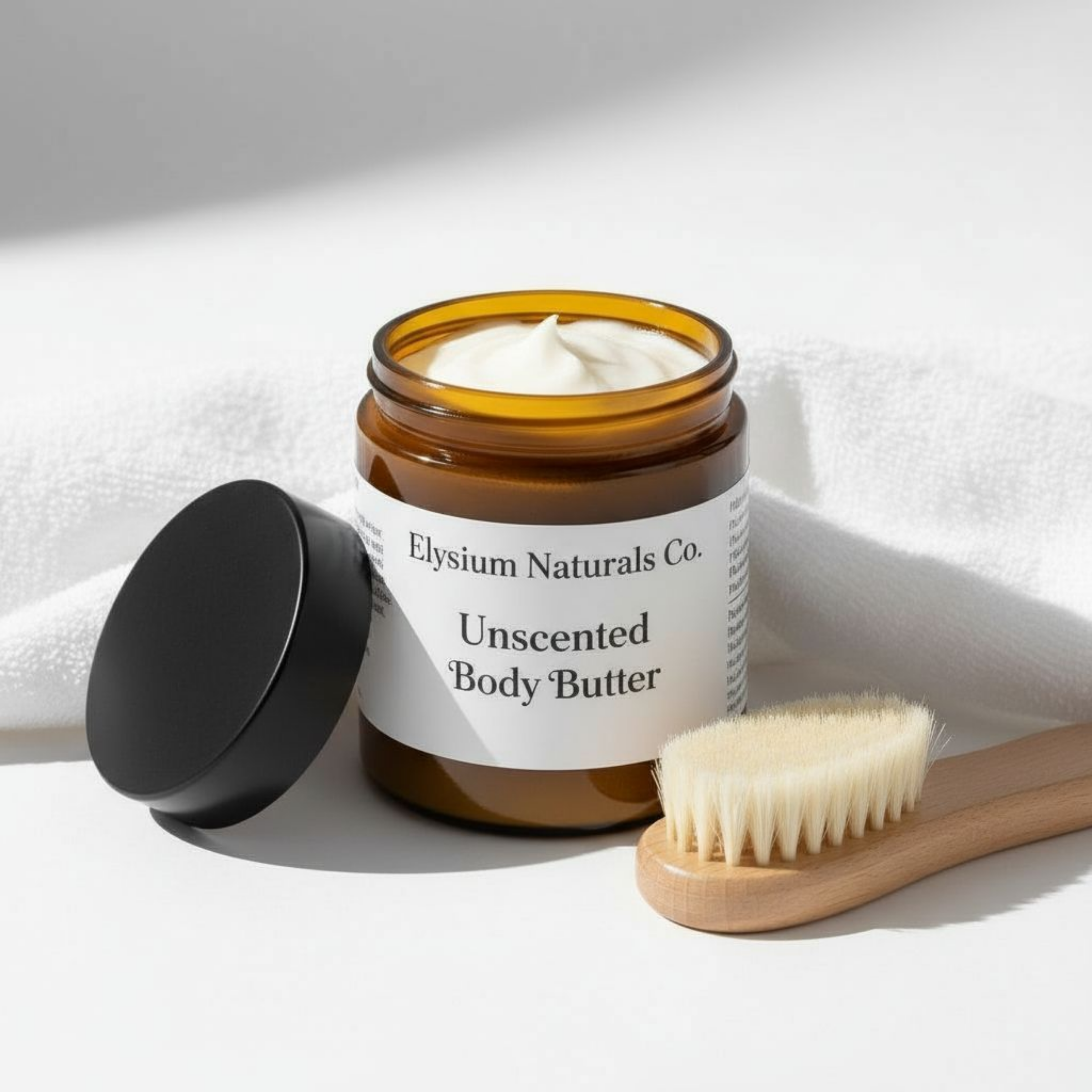 Gentle Unscented Whipped Body Butter — Safe Hydration for Babies & Sensitive Adults