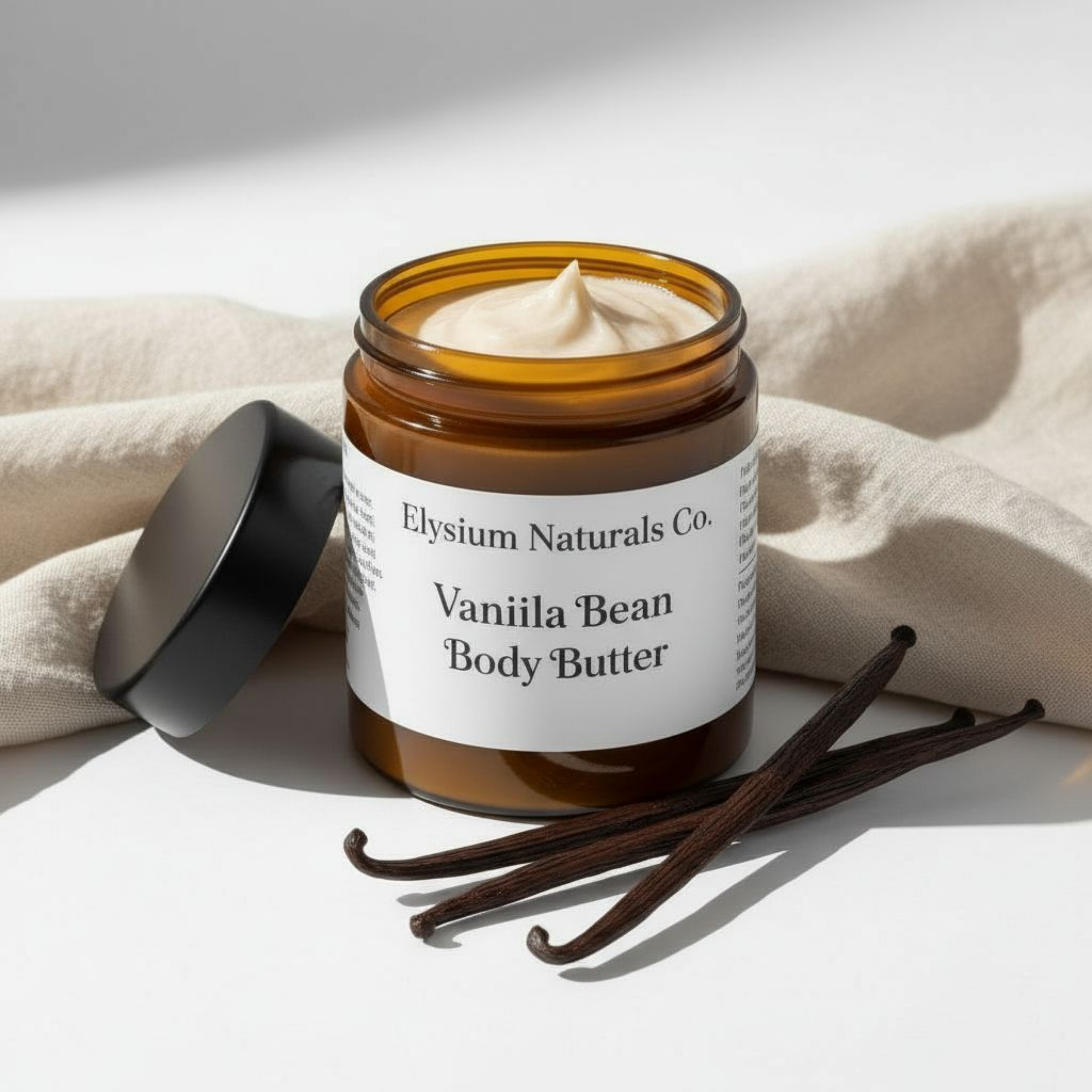 Vanilla Bean Whipped Body Butter — Long-Lasting Hydration and Itch Relief